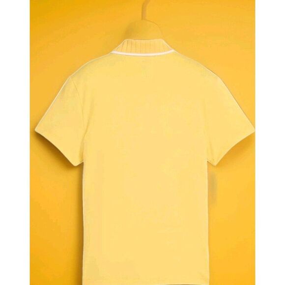 NWT Puma X Dani Dazey Women's Cloudspun Bridges Golf Polo Yellow Small CR50 - Picture 2 of 4